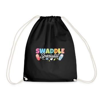 Spécialiste de l’emmaillotage post-partum Travail et accouchement - Sac de sport léger - noir - Devant