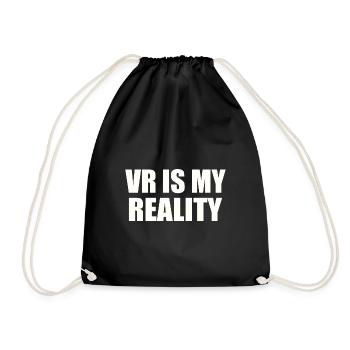 La réalité virtuelle est ma RÉALITÉ - Sac de sport léger - noir - Devant