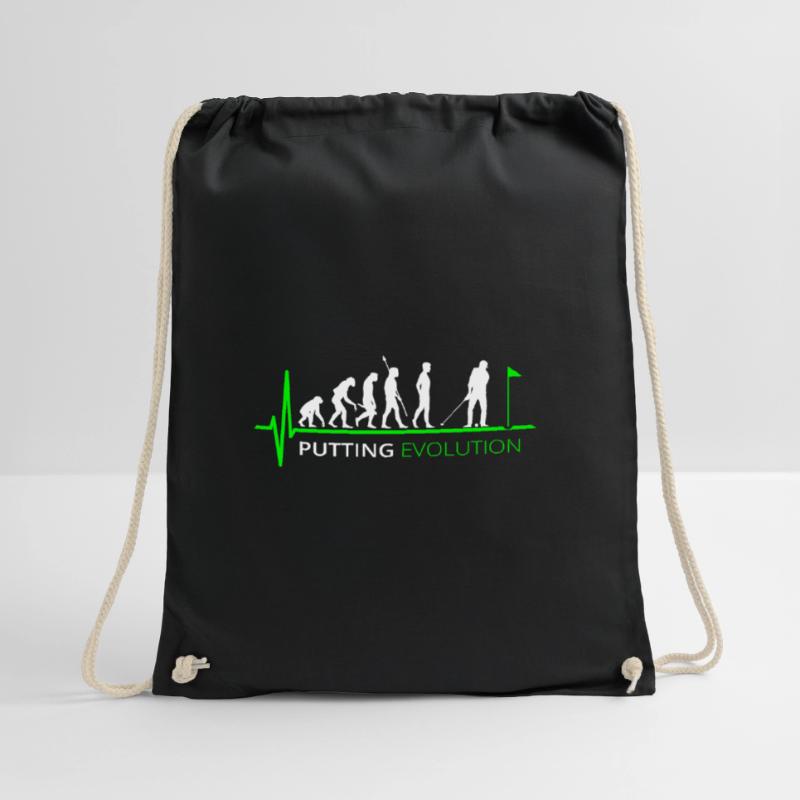 Golf Evolution Golfer Putti Drawstring Bag