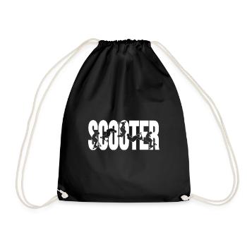 Skateur De La Cascade Vintage - Sac de sport léger - noir - Devant