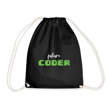 Future Coder Nerdy Programming - Turnbeutel - Schwarz - Vorne