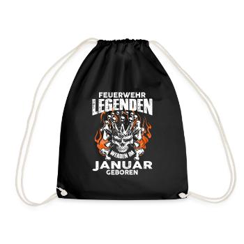 Incendie de janvier - anniversaire - - légende - - Sac de sport léger - noir - Devant