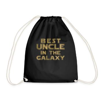 Meilleur oncle dans la galaxie - Sac de sport léger - noir - Devant