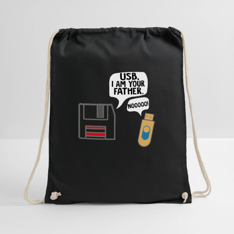 Computer Programmierer Nerd USB I am your father Turnbeutel