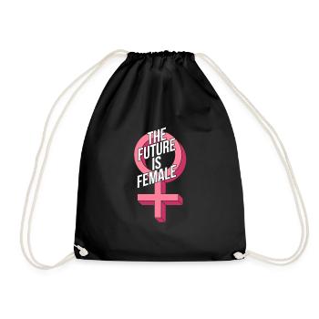 L'avenir sera la révolution féminine Feminist - Sac de sport léger - noir - Devant