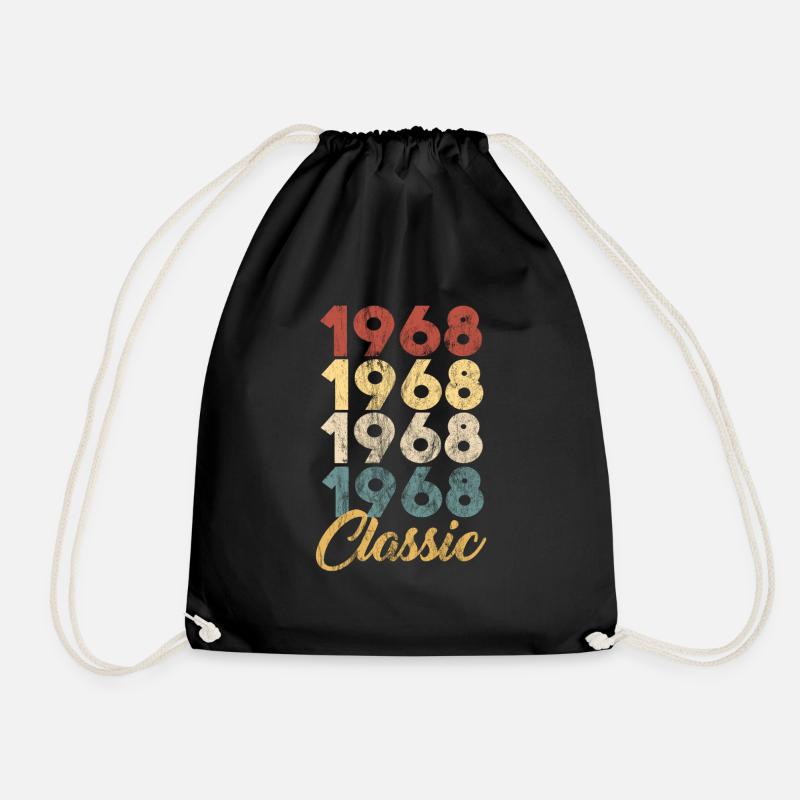 1968 Gift - Shirt - Classic - Turnbeutel - Schwarz