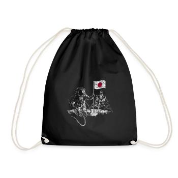 Japan - Drawstring Bag - black - Front