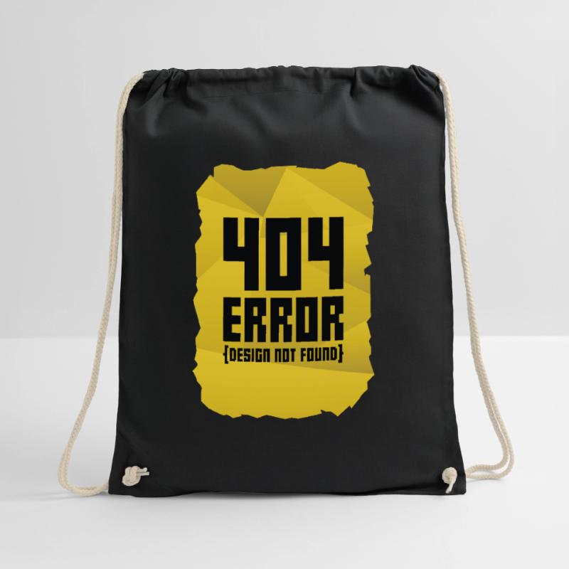 Error message computer gift computer science warning Drawstring Bag