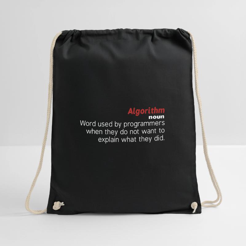 IT Algorithm Drawstring Bag