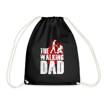 The Walking Dad - Drawstring Bag - black - Front