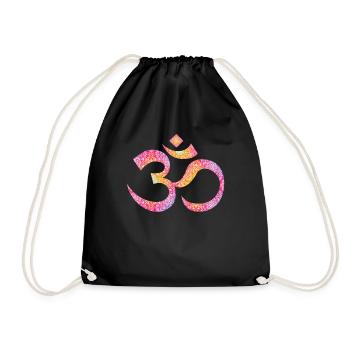 Om mandala - Sac de sport léger - noir - Devant
