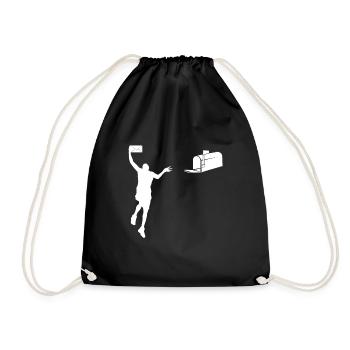 Dunking Post - Sac de sport léger - noir - Devant