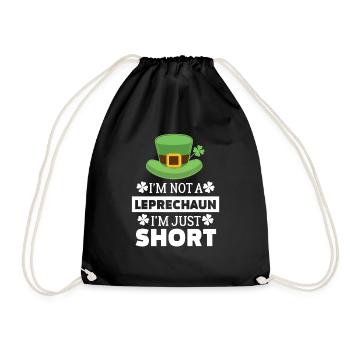 Cool, ich bin kein Kobold, ich bin nur kurz T-Shirt - Turnbeutel - Schwarz - Vorne