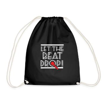 Let The Beat Drop - Pour Beatbox & Hip Hop Fans - Sac de sport léger - noir - Devant