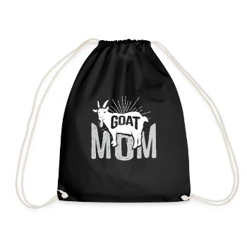 Goat Mom Farmer Goat Lover T Shirt Gift - Turnbeutel - Schwarz - Vorne
