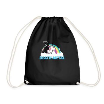 Drôle de Death Metal Shirt cadeau pari perdu - Sac de sport léger - noir - Devant