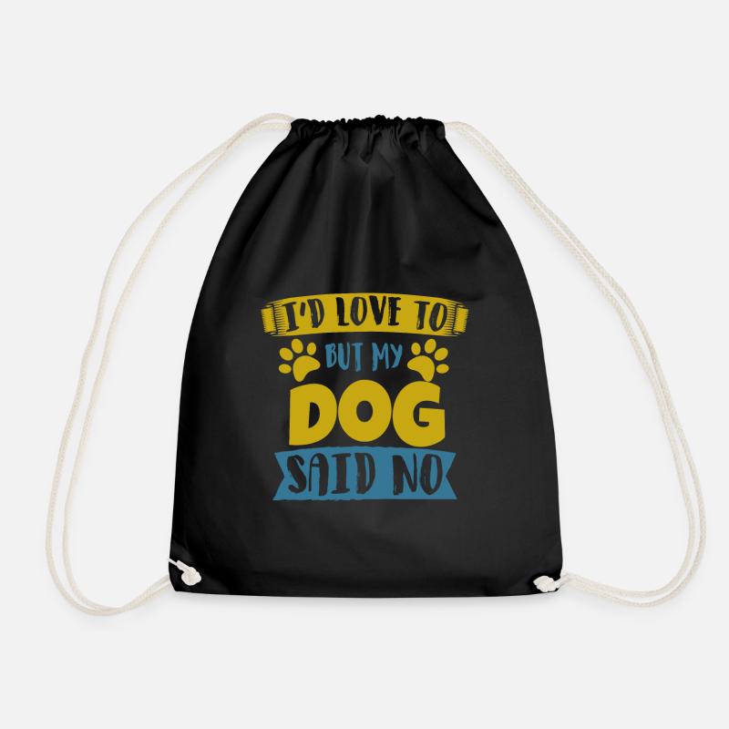 Hund - Turnbeutel - Schwarz