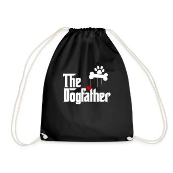 Le Dogfather - chien de race de chien chien de chien - Sac de sport léger - noir - Devant
