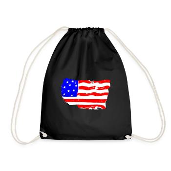 USA - Sac de sport léger - noir - Devant