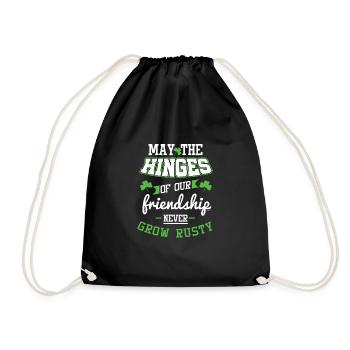 Les charnières de notre amitié - Sac de sport léger - noir - Devant