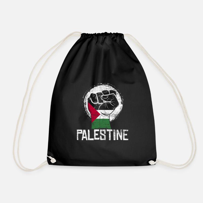 Poing de la Palestine - Sac de sport léger - noir