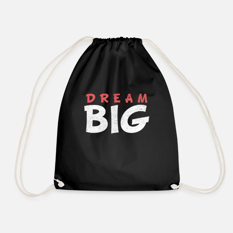 DREAM BIG - Turnbeutel - Schwarz