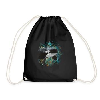 Baleines tueuses - Sac de sport léger - noir - Devant