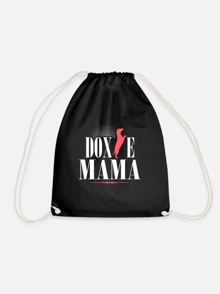 Doxie Mom - Turnbeutel - Schwarz