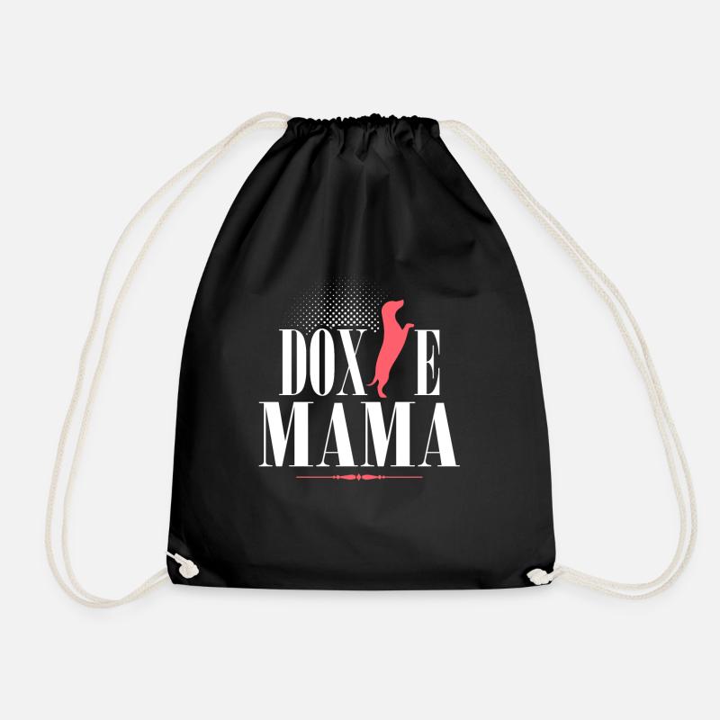 Doxie Mom - Turnbeutel - Schwarz