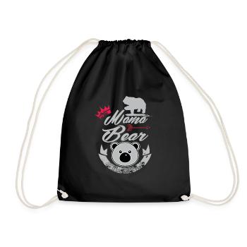Mama Bear - Sac de sport léger - noir - Devant