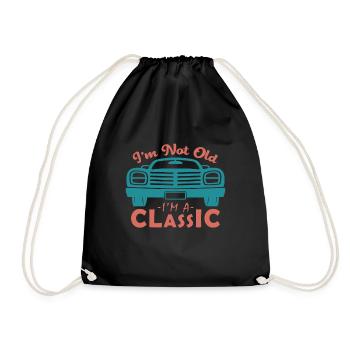 Car Speed Motor Speed Race - Drawstring Bag - black - Front