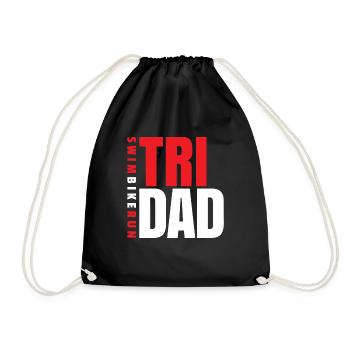 Triathlon - cadeau de course de cyclisme de natation - Sac de sport léger - noir - Devant
