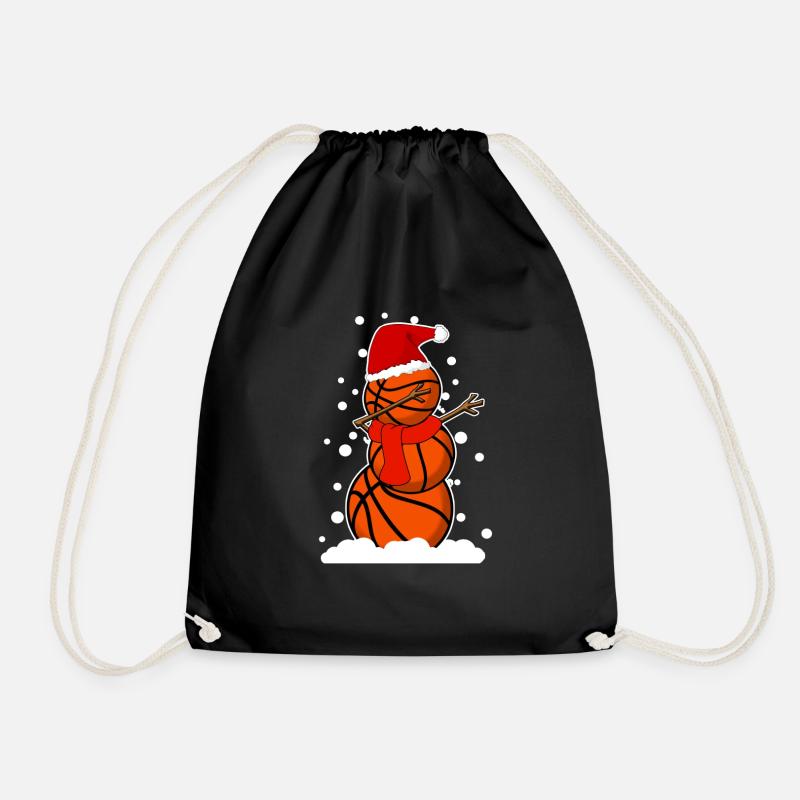Dab Dabbing Basketball Weihnachtsgeschenk Idee - Turnbeutel - Schwarz