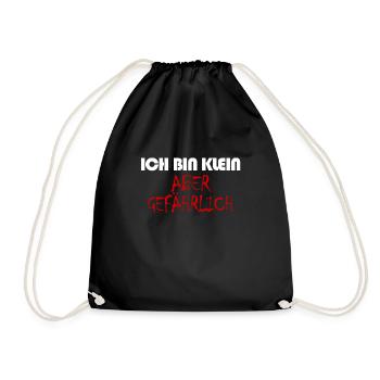 Petit mais dangereux - Sac de sport léger - noir - Devant