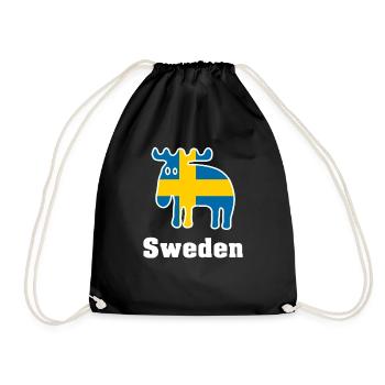 Elk Sweden - Turnbeutel - Schwarz - Vorne