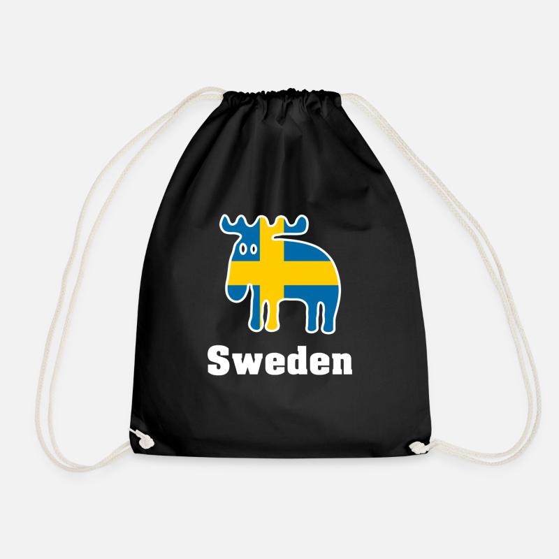 Elk Suède - Sac de sport léger - noir