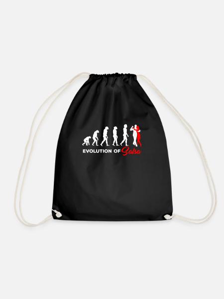 Evolution Salsa Tanz Tanzen Latin Dance Music - Turnbeutel - Schwarz