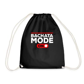 Bachata Danse Danse Danse latine Musique Danse de couple - Sac de sport léger - noir - Devant
