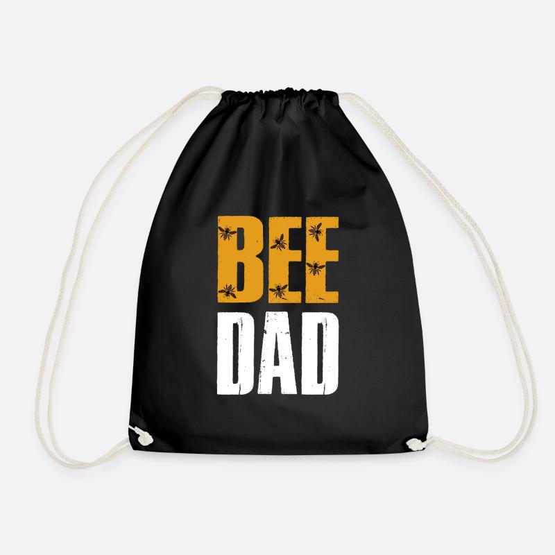 BEE DAD Imker imkerei beekeeper biene honig - Turnbeutel - Schwarz