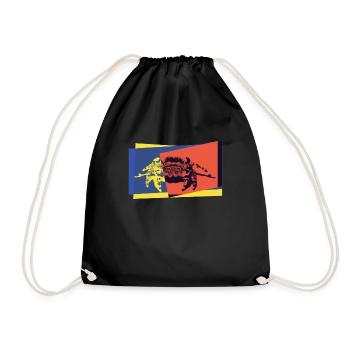 Spider Pop art - Drawstring Bag - black - Front
