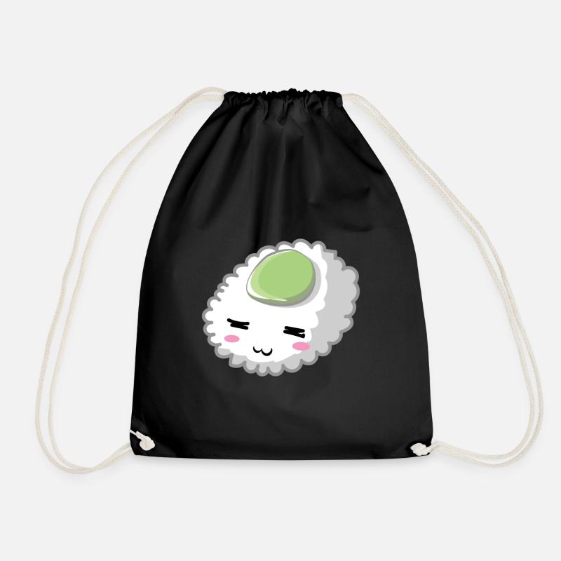 Wasabi Sushi - Drawstring Bag - black