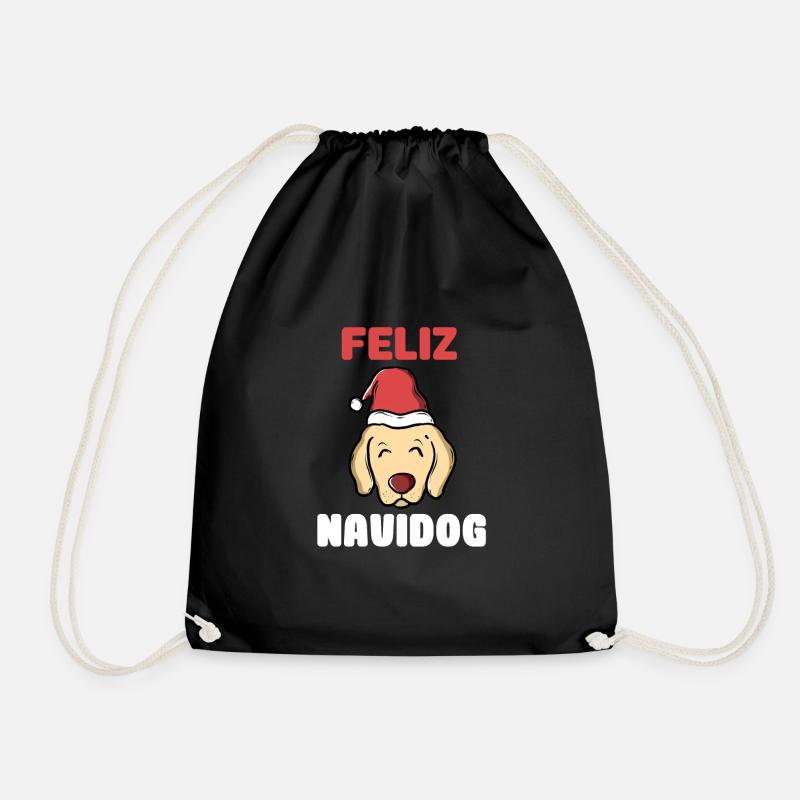 Feliz Navidog - Sac de sport léger - noir