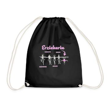 Educator dream job - Drawstring Bag - black - Front