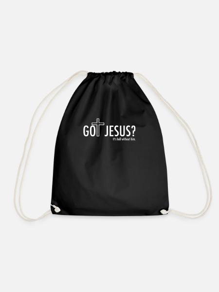 Got Jesus? - Turnbeutel - Schwarz