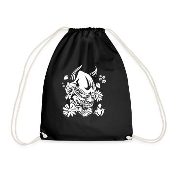 Diable avec des fleurs sait - Sac de sport léger - noir - Devant