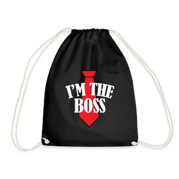Boss I'm the Boss - Sac de sport léger - noir - Devant