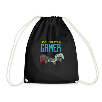 Trust Me I'm A Gamer - Turnbeutel - Schwarz - Vorne