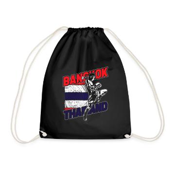 Thailand - Drawstring Bag - black - Front