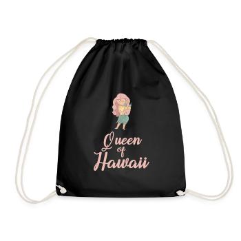 Königin von Hawaii - Turnbeutel - Schwarz - Vorne