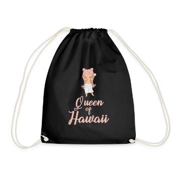 Hawaii Holidays - Drawstring Bag - black - Front